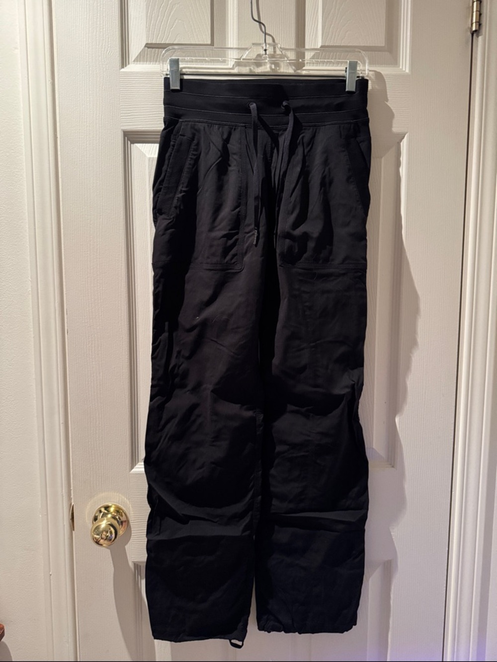 Lululemon Dance Studio Black Drawstring pants Straight-Leg No size tag
